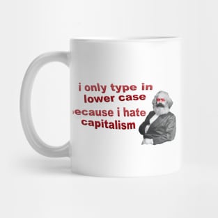 I Hate Capitalism - Karl Marx Meme Mug